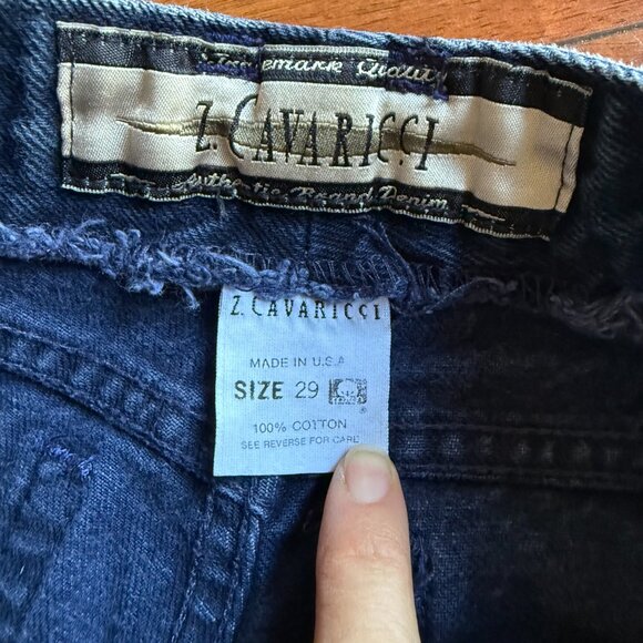 Vintage Z. Cavaricci Jeans Straight Leg Medium Wash Jeans Size 29 - Picture 4 of 9
